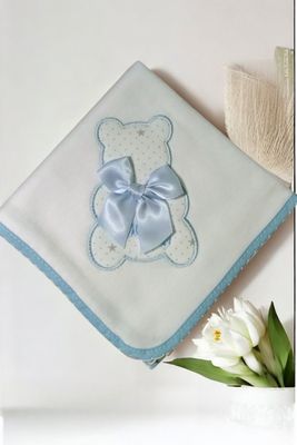 Teddy Bear Embroidered Diaper