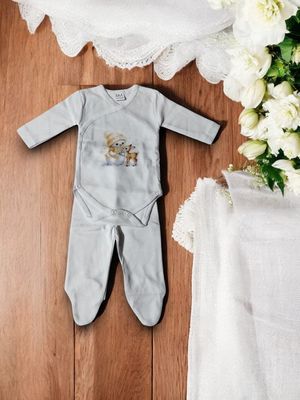 Body bebé con maillot con tarjeta body con pantalón - Talla 3M