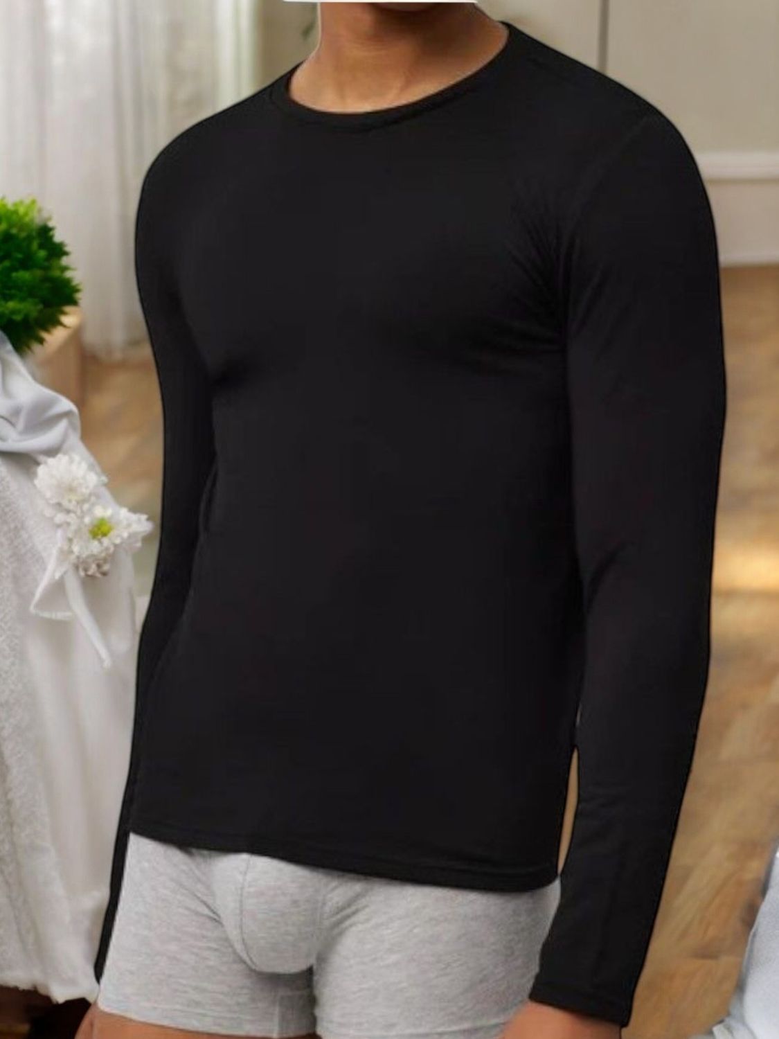 Men&#39;s Seamless Thermal Sweater