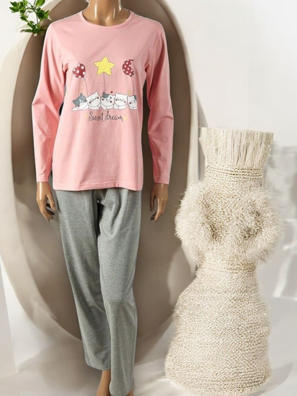 Printed Pajamas without Card - Women