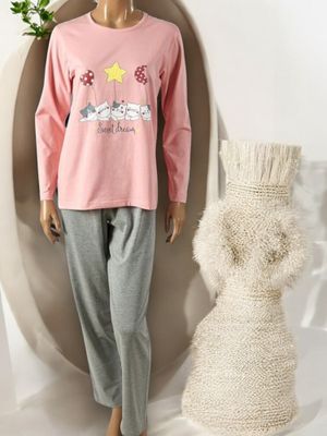 Printed Pajamas without Card - Women