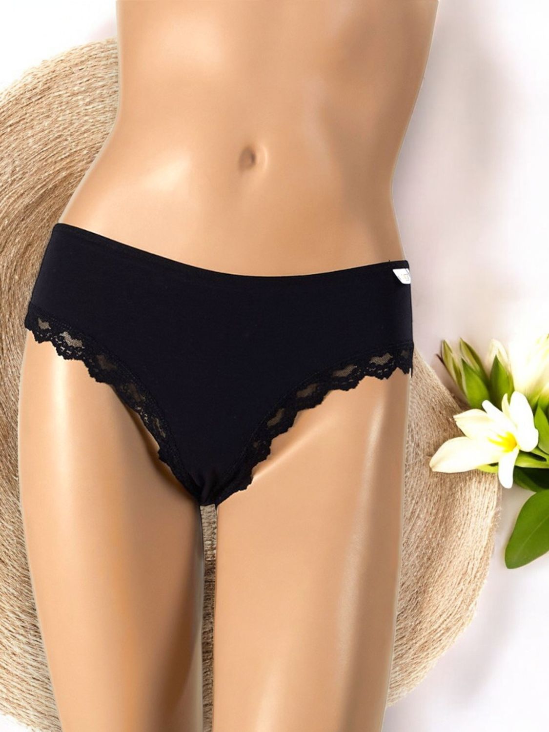 Pack de 6 Cuecas com Renda Frontal para Senhora