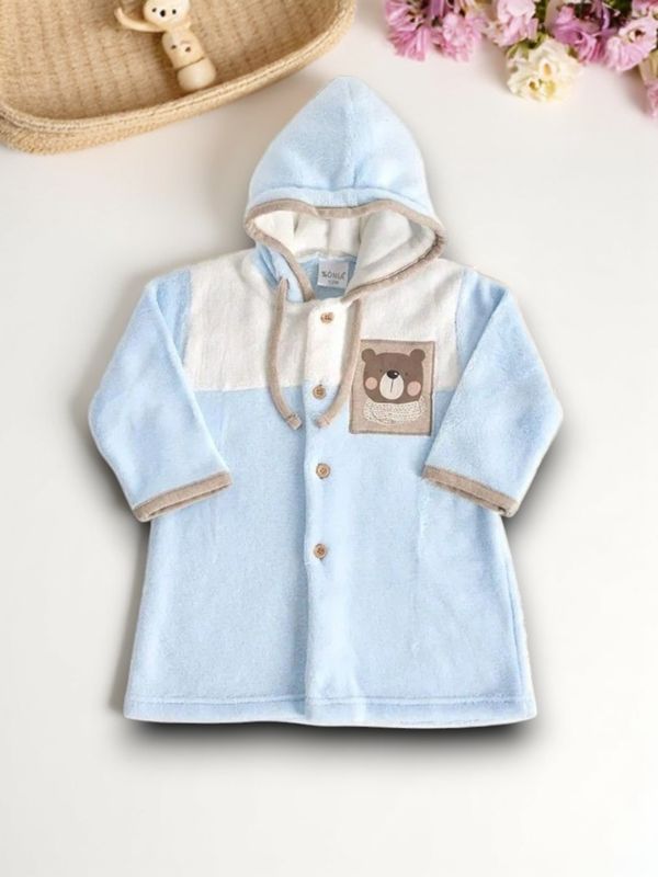 Robe em Coralina Estampado para Bebé