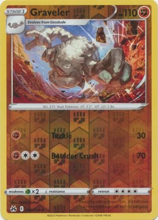 Reverse Holo Graveler Crown Zenith