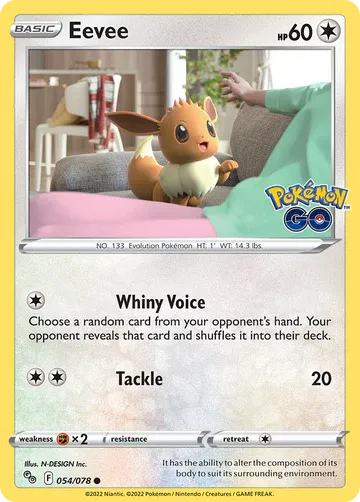 Eevee Pokémon Go