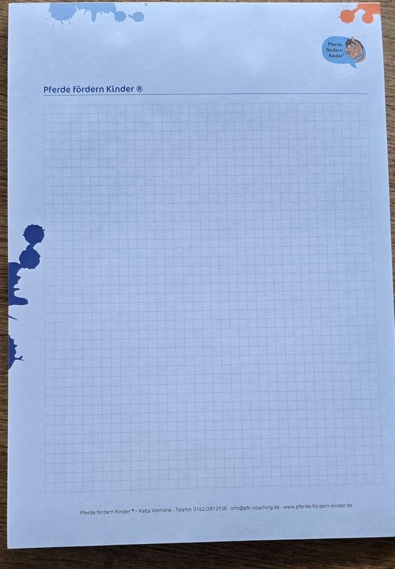 PfK Schreibblock DIN A4, 50 Blatt