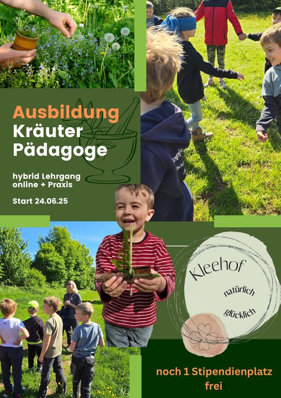 Ausbildung Kräuterpädagogik- Kräuterpädagoge hybrid