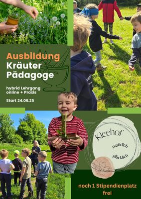 Ausbildung Kräuterpädagogik- Kräuterpädagoge hybrid