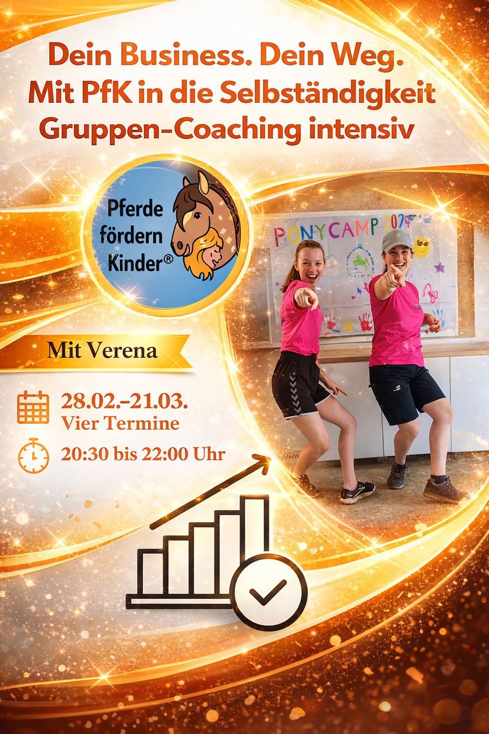 ? Dein Business. Dein Weg. Mit PfK in die Selbstständigkeit – Gruppen-Coaching intensiv