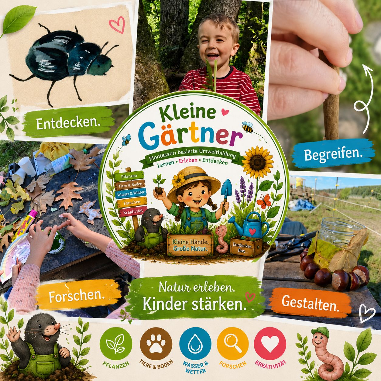 Kleine Gärtner Konzeptpaket Kleine Gärtner Konzeptpaket