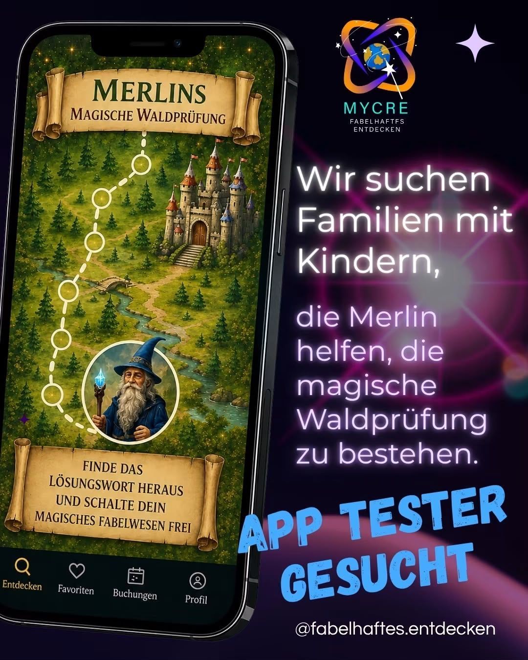 TESTER MyCre - Fabelhaftes Entdecken