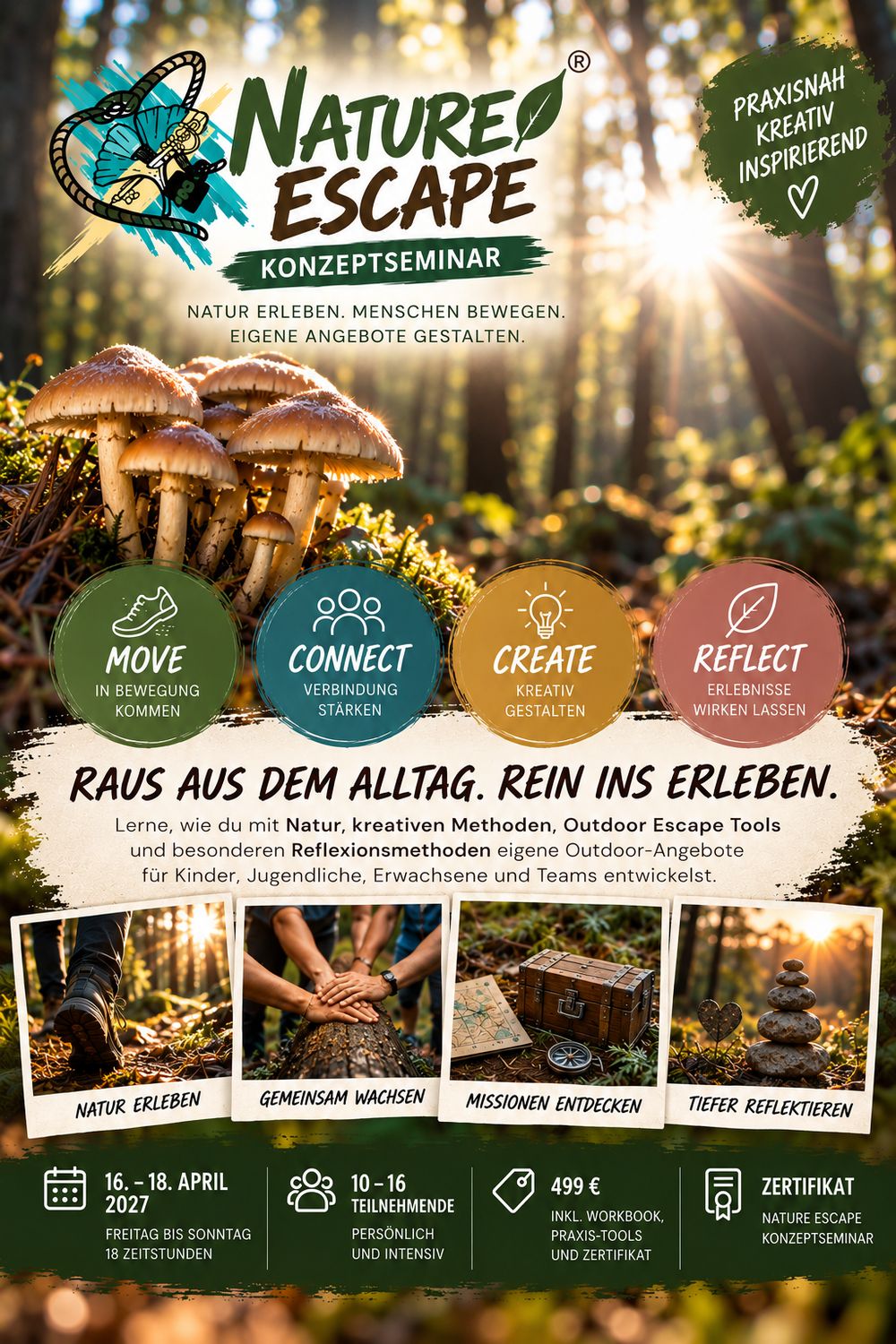 Nature Escape Konzeptseminar - Early Bird Buchung