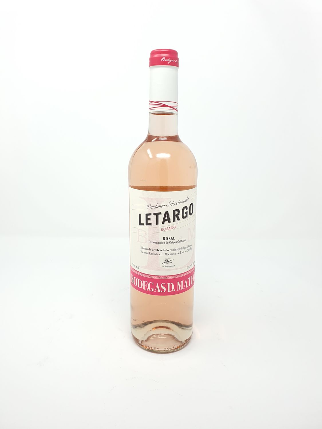 VINO ROSADO LETARGO 75 CL