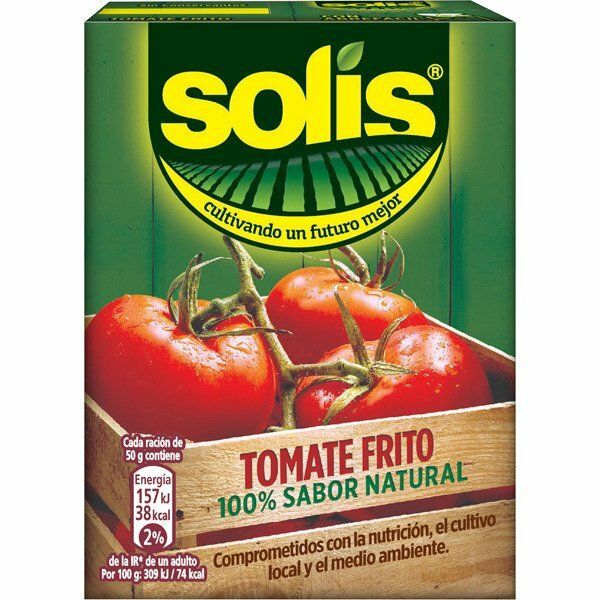 TOMATE FRITO SOLIS 350 GR. BRIK