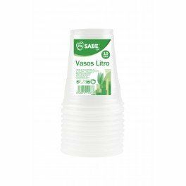 VASO PLAST. IFA 1 L. KATXI B/10 UND