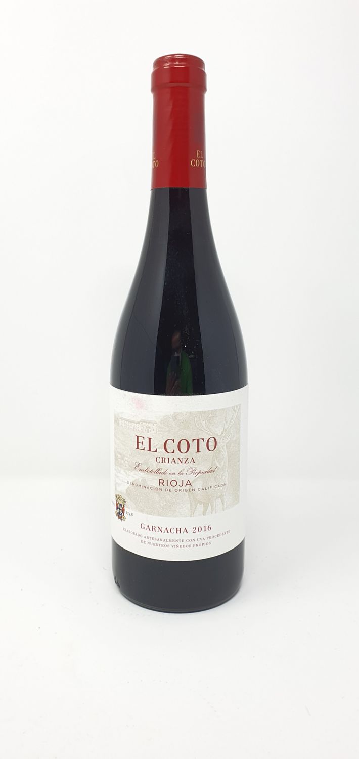 VINO TINTO EL COTO GARNACHA CRZA. 75 CL