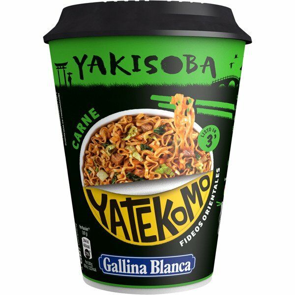 YATEKOMO G.B. 93 YAKISOBA CARNE VAS