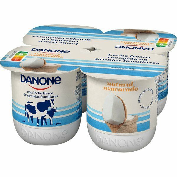 YOGUR DANONE NATURAL AZUCAR P-4