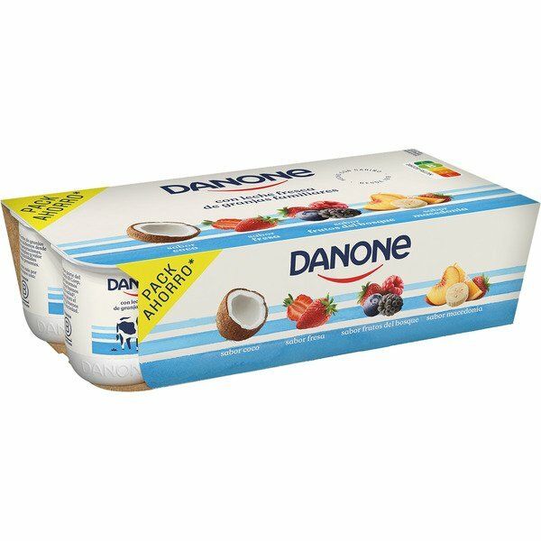 YOGUR DANONE P/8 SABOR MA/FR/COC/FR