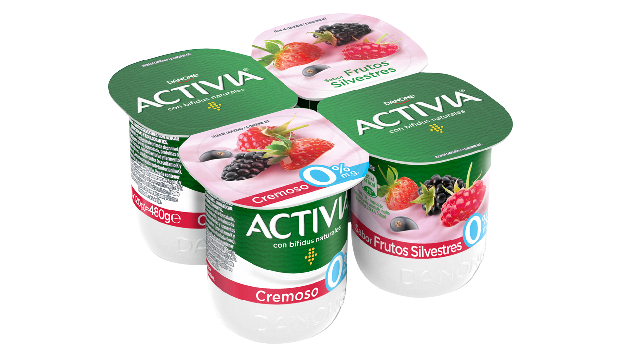 YOGUR DANONE ACT.CREM.P/4 0% FR.SIL