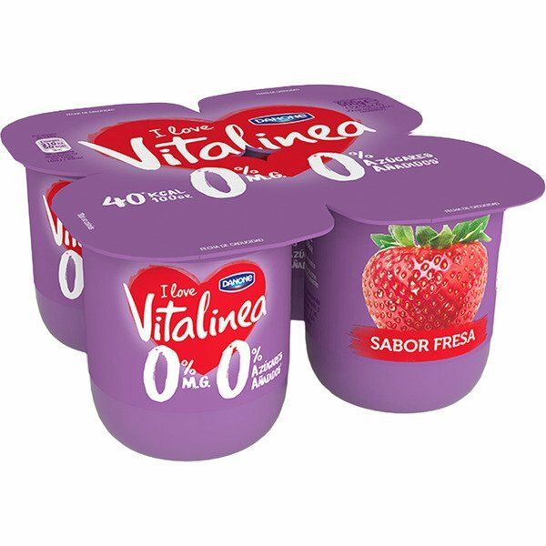 YOGUR DANONE VITALINEA P-4 S/FRESA