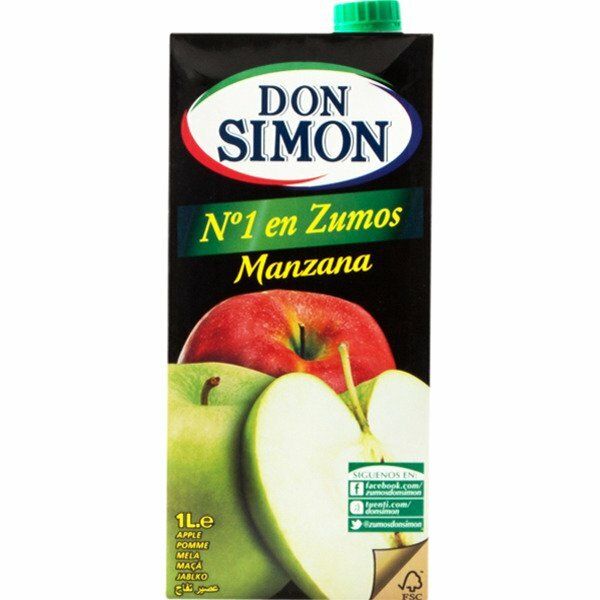 ZUMO D.SIMON BRIK 1 LT. MANZANA