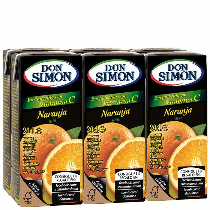 ZUMO D.SIMON BRIK 6X200 NARANJ-MAND