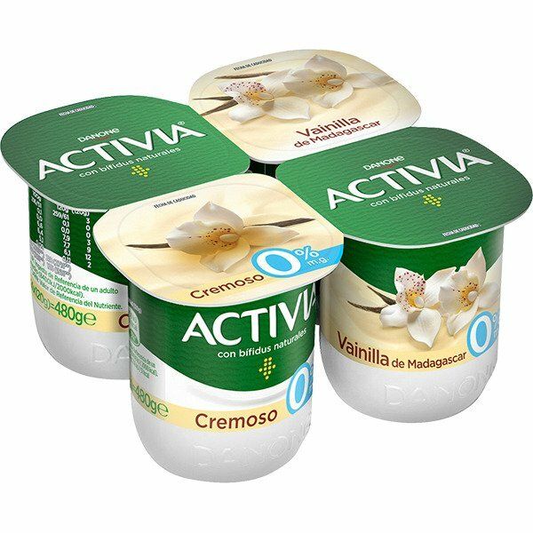 YOGUR DANONE ACT.CREM.P/4 0% VAINIL