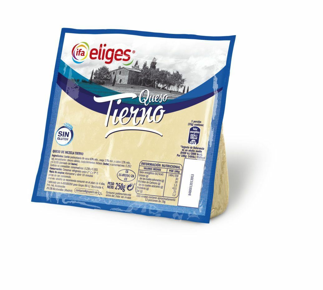QUESO IFA-ELIGES CU�A 250 TIERNO