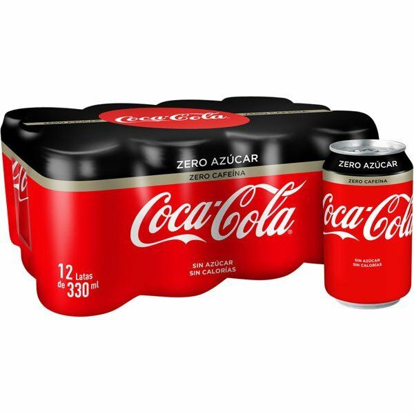 REFR.COCA-COLA L/33 ZERO ZERO P/12U