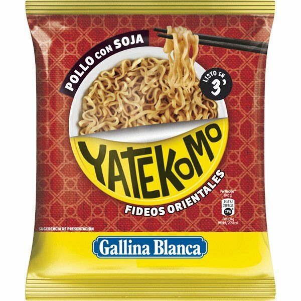 YATEKOMO G.B. 82 NOODLES POLLO SOJA