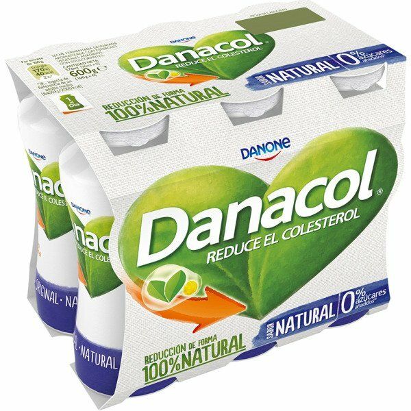 YOGUR LIQ. DANONE DANACOL P/6 NATUR