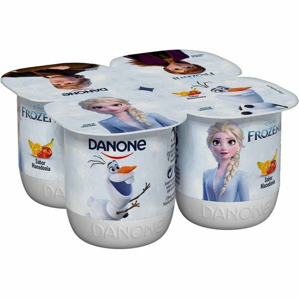YOGUR DANONE PACK-4 SABOR MACEDONIA