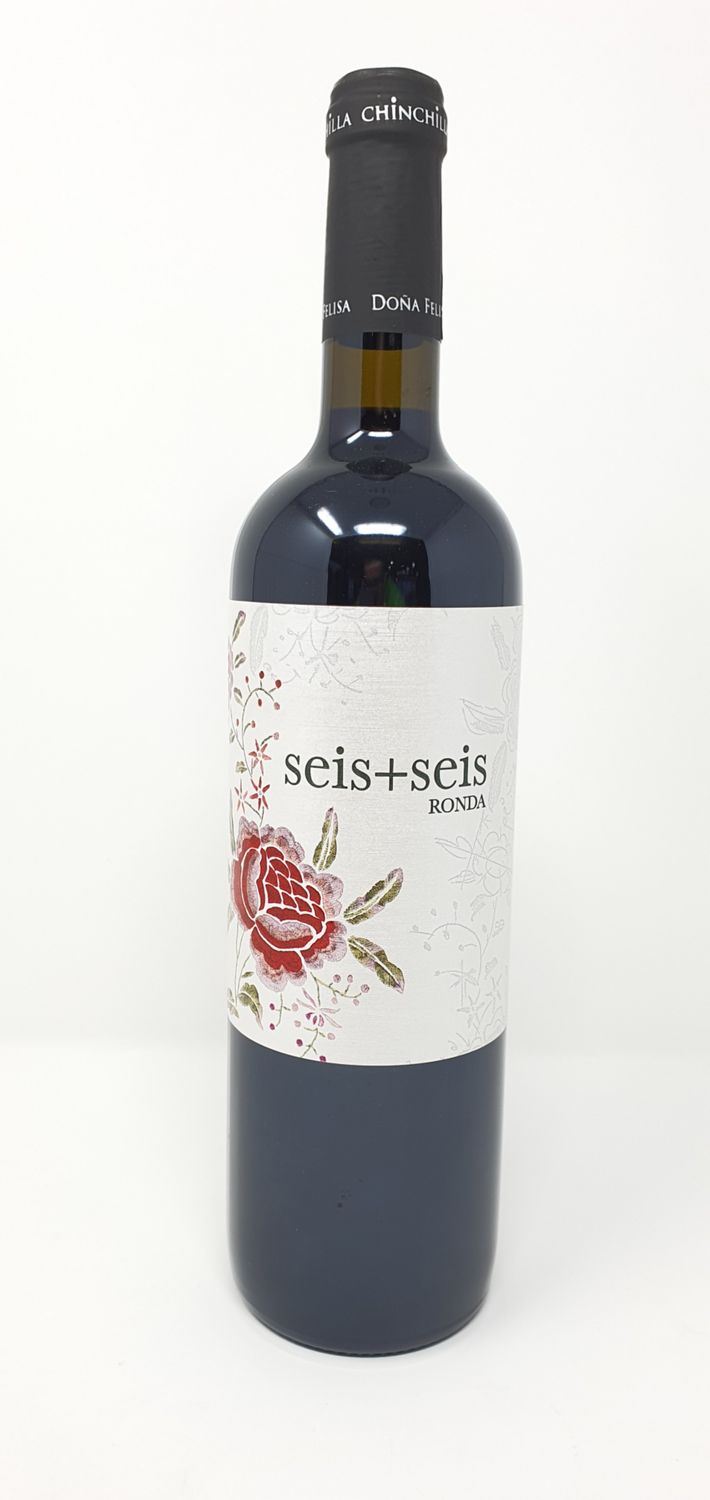 VINO TINTO SEIS+SEIS RONDA 75 CL.