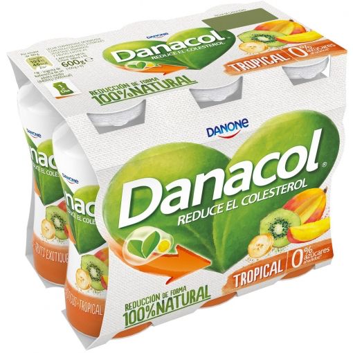 YOGUR LIQ. DANONE DANACOL P/6 TROPI
