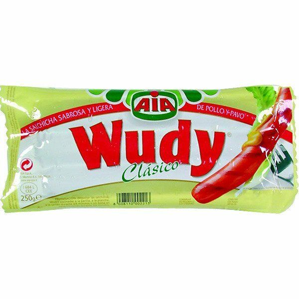 SALCHICHA AVI. WUDY 250 GR. CLASICA