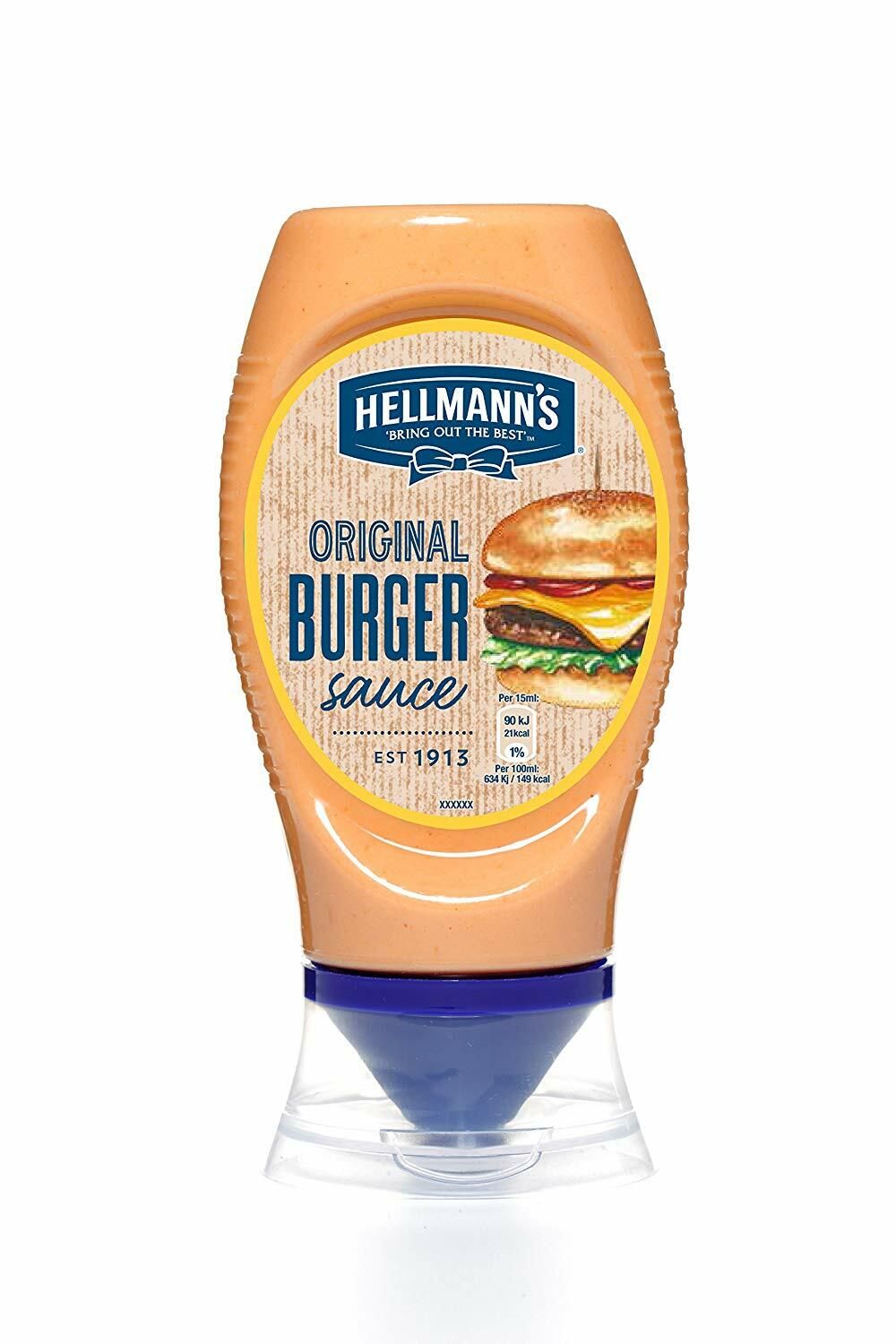 SALSA HELLMANS BOCABAJO 250 BURGER