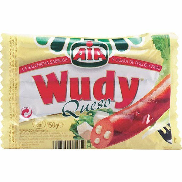 SALCHICHA AVI. WUDY 150 GR. C/QUESO