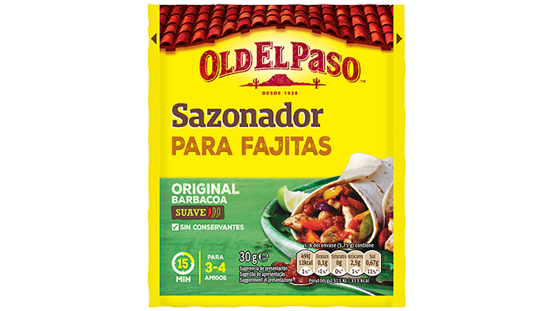 SAZONADOR FAJITAS OLD EL PASO S/30