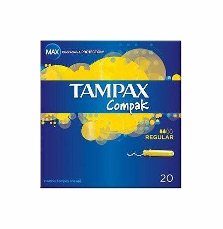 TAMPONES TAMPAX 22 COMPAK REGULAR