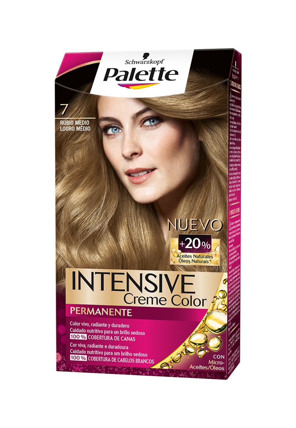 TINTE PALETTE ICC 7 RUBIO MED.TOFFE