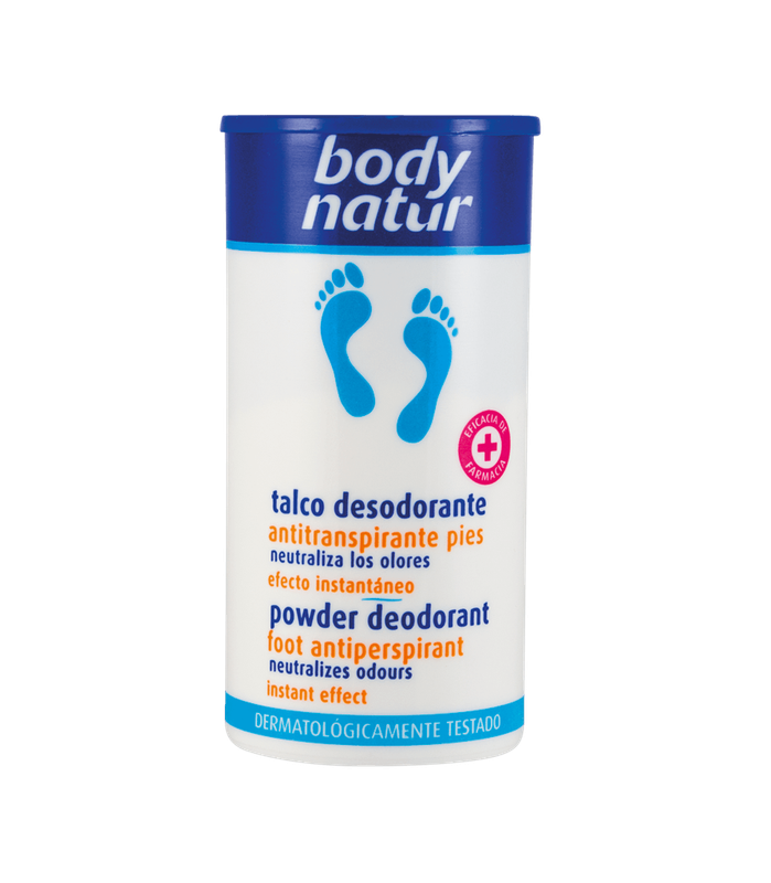 TALCO BODY NATUR 75 GR. DESOD. PIES