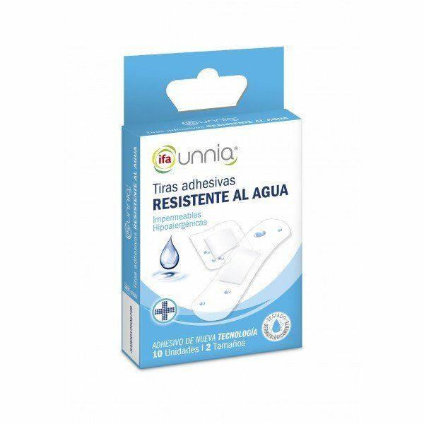 TIRITAS IFA-UNNIA 10 U. ESPEC. AGUA