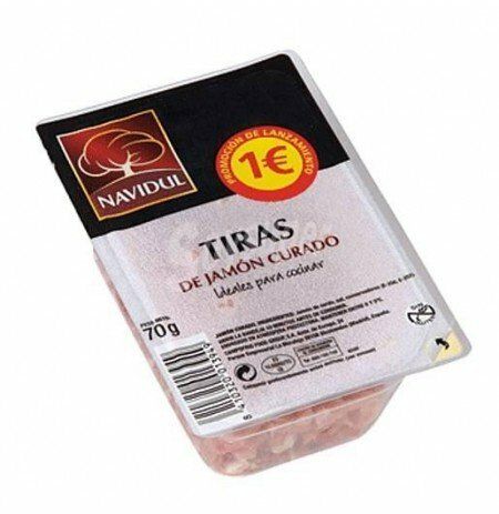 TIRAS DE JAMON NAVIDUL 50 GR. 1�