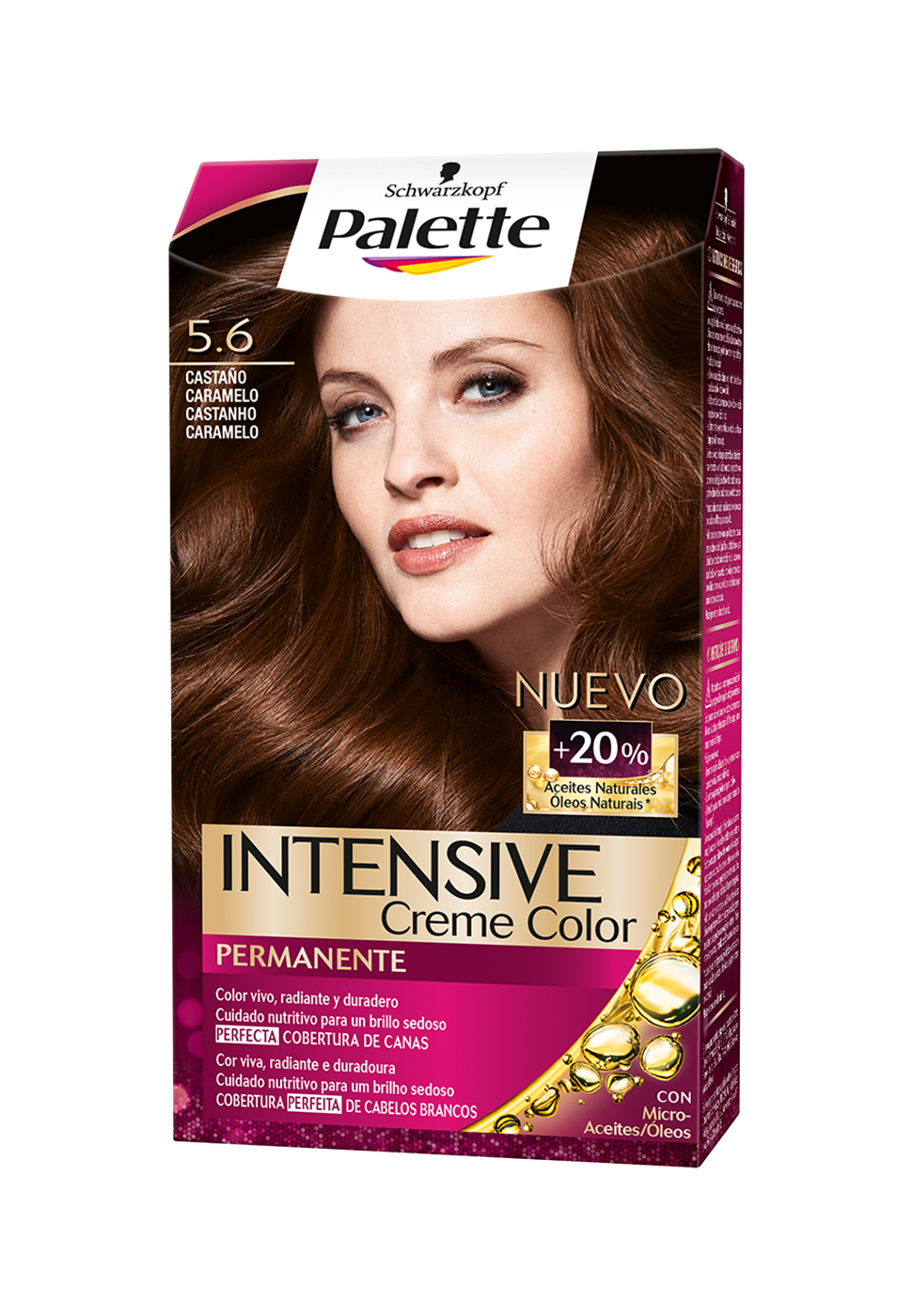 TINTE PALETTE ICC 5.6 CASTA�O CARAM