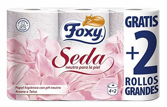 PAPEL HIG. FOXY SEDA 4+2 R. 3 CAPAS