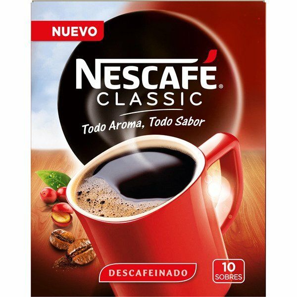 NESCAFE DESCAFEINADO SOBRE 10x2 GRS