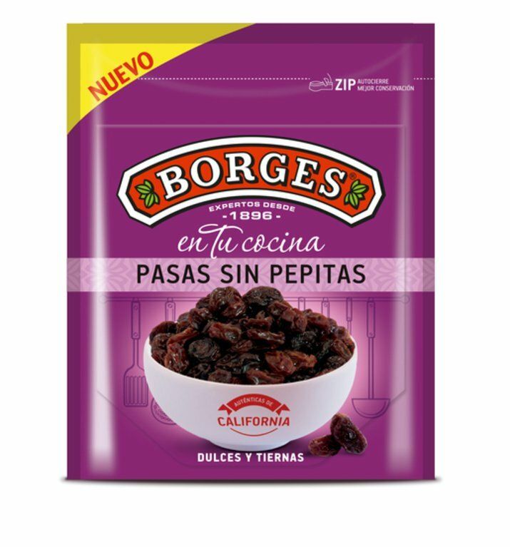 PASAS SIN SEMILLA BORGES 125 GR.