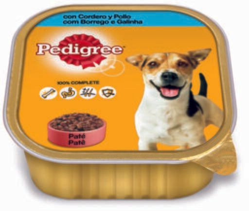 PEDIGREE T/300 GR. CORDERO/POLLO
