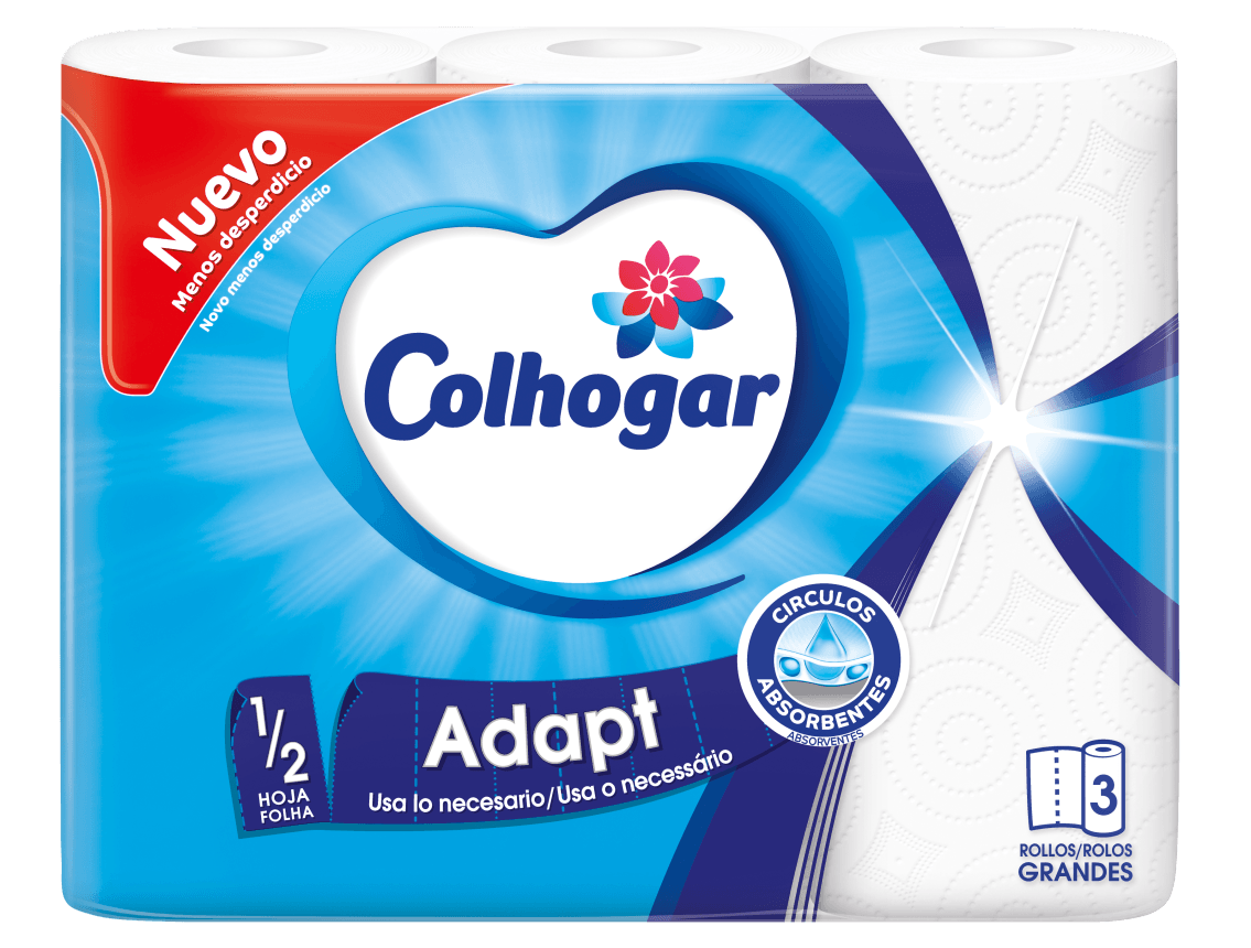 PAPEL COCINA COLHOGAR 3R. BCO.ADAPT